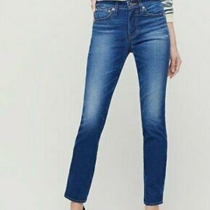 J Crew Midrise Straight Leg Jeans